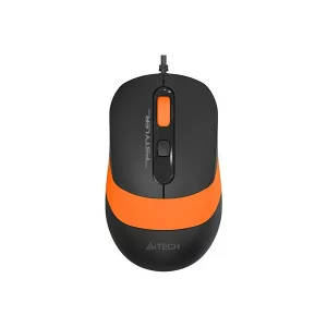 Mouse A4TECH, cu fir, negru / portocaliu, FM10 Orange