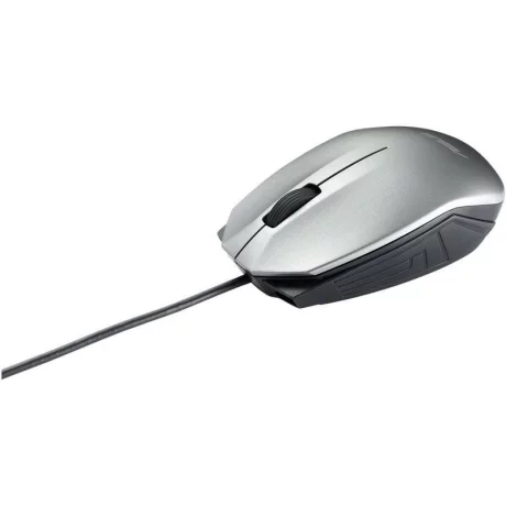 MOUSE ASUS, &quot;UT280&quot; notebook, PC, cu fir, optic, USB, 1000 dpi, 3/1, gri, &quot;90XB01EN-BMU060&quot;, (include TV 0.15 lei)