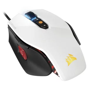 MOUSE CORSAIR - gaming, &quot;M65 Pro RGB&quot; , cu fir, optic, USB, 12000 dpi, 8/1, iluminare, butoane programabile, alb / negru, &quot;CH-9300111-EU&quot;, (include TV 0.15 lei)