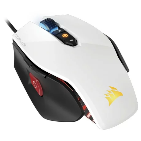 MOUSE CORSAIR - gaming, &quot;M65 Pro RGB&quot; , cu fir, optic, USB, 12000 dpi, 8/1, iluminare, butoane programabile, alb / negru, &quot;CH-9300111-EU&quot;, (include TV 0.15 lei)