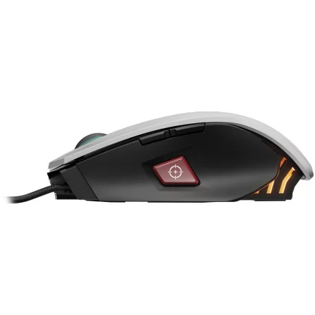 MOUSE CORSAIR - gaming, &quot;M65 Pro RGB&quot; , cu fir, optic, USB, 12000 dpi, 8/1, iluminare, butoane programabile, alb / negru, &quot;CH-9300111-EU&quot;, (include TV 0.15 lei)