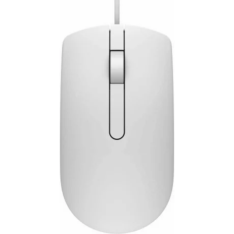 MOUSE cu fir DELL alb 570-AAIP