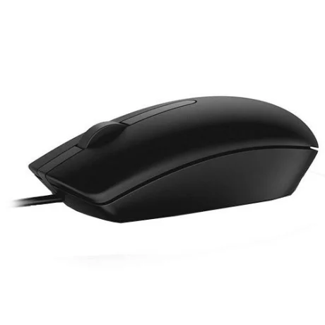 MOUSE DELL, &quot;MS116&quot; notebook, PC, cu fir, optic, USB, 1000 dpi, 3/1, negru, &quot;570-AAIS-05&quot;, (include TV 0.15 lei)