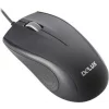 MOUSE DELUX, notebook, PC, cu fir, optic, USB, 800 dpi, 3/1, negru, &quot;DLM-136BU&quot;, (include TV 0.15 lei)