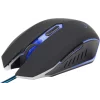 MOUSE GEMBIRD - gaming, cu fir, optic, iluminare, negru / albastru, MUSG-001-B