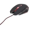 MOUSE GEMBIRD - gaming, cu fir, optic, USB,  negru / rosu, MUSG-001-R