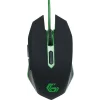 MOUSE GEMBIRD - gaming, cu fir, optic, iluminare, negru / verde, MUSG-001-G