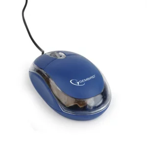 Mouse cu fir GEMBIRD albastru MUS-U-01-BT