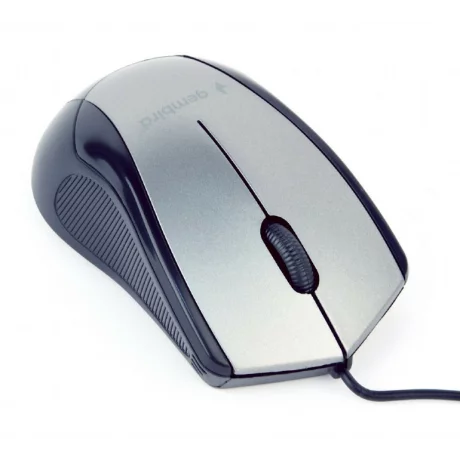 Mouse cu fir GEMBIRD negru / gri MUS-3B-02-BG