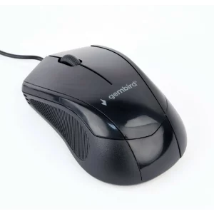 Mouse cu fir GEMBIRD negru MUS-3B-02