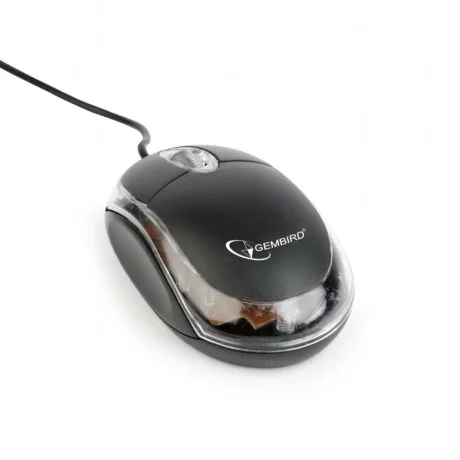 Mouse cu fir GEMBIRD negru MUS-U-01-BKT