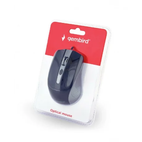 Mouse cu fir GEMBIRD negru / gri MUS-4B-01-GB