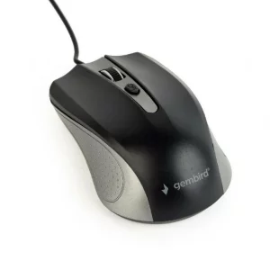Mouse cu fir GEMBIRD negru / gri MUS-4B-01-GB