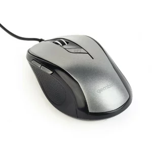 MOUSE GEMBIRD, notebook, PC, cu fir, negru / gri, MUS-6B-01-BG