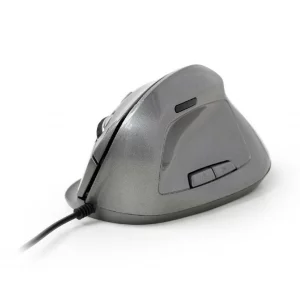 MOUSE GEMBIRD, notebook, PC, cu fir, optic, USB, 2400 dpi, 6/1, ergonomic, gri, &quot;MUS-ERGO-02&quot;, (include TV 0.15 lei)