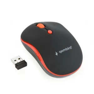 Mouse wireless GEMBIRD negru / rosu MUSW-4B-03-R