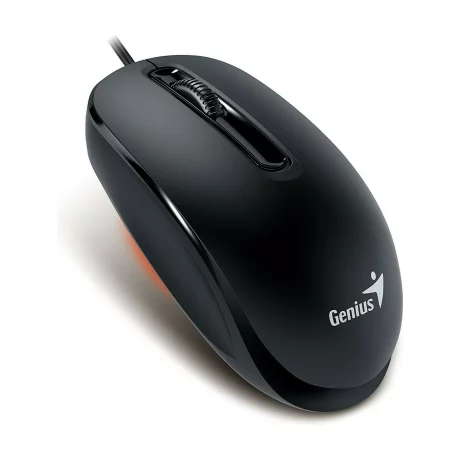 MOUSE GENIUS, &quot;DX-130&quot; notebook, PC, cu fir, optic, USB, 1000 dpi, 3/1, negru, &quot;31010117100&quot;, (include TV 0.15 lei)