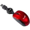 MOUSE GENIUS, Micro Traveler V2 cu fir, optic, USB, rosu, 31010125103