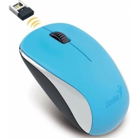 MOUSE GENIUS, &quot;NX-7000&quot; notebook, PC, wireless, optic, Wireless, 1200 dpi, 3/1, albastru, &quot;31030109109&quot;, (include TV 0.15 lei)