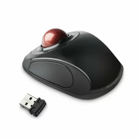 MOUSE KENSINGTON - trackball, &quot;Orbit&quot; trackball, wireless, laser, Wireless, nespecificat, 2/1, trackball, negru, &quot;K72352EU&quot;, (include TV 0.15 lei)