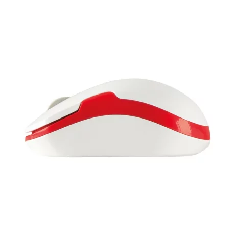 MOUSE LOGILINK, notebook, PC, wireless, optic, Wireless, 1200 dpi, 3/1, alb / rosu, &quot;ID0129&quot;, (include TV 0.15 lei)