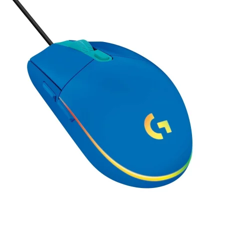 MOUSE gaming cu fir LOGITECH G102 LIGHTSYNC albastru 910-005801