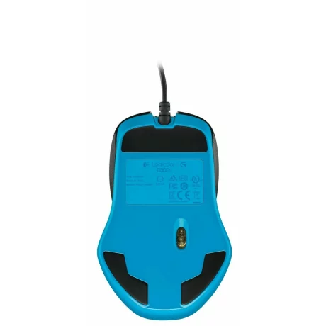 MOUSE LOGITECH - gaming, &quot;G300S&quot; , cu fir, optic, USB, 2500 dpi, 9/1, iluminare, butoane programabile, negru / albastru, &quot;910-004345&quot;, (include TV 0.15 lei)