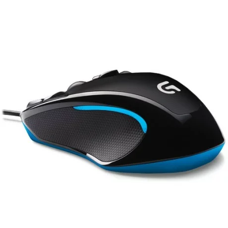 MOUSE LOGITECH - gaming, &quot;G300S&quot; , cu fir, optic, USB, 2500 dpi, 9/1, iluminare, butoane programabile, negru / albastru, &quot;910-004345&quot;, (include TV 0.15 lei)