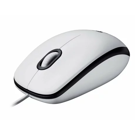 MOUSE LOGITECH, &quot;M100&quot; notebook, PC, cu fir, optic, USB, 1000 dpi, 3/1, alb, &quot;910-005004&quot;, (include TV 0.15 lei)