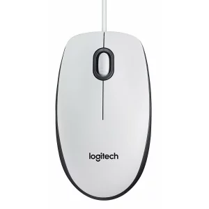 MOUSE LOGITECH, &quot;M100&quot; notebook, PC, cu fir, optic, USB, 1000 dpi, 3/1, alb, &quot;910-005004&quot;, (include TV 0.15 lei)