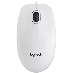 MOUSE cu fir LOGITECH B100 alb 910-003360