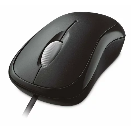 MOUSE MICROSOFT, &quot;Basic&quot; notebook, PC, cu fir, optic, USB, 800 dpi, 3/1, negru, &quot;4YH-00007&quot;, (include TV 0.15 lei)