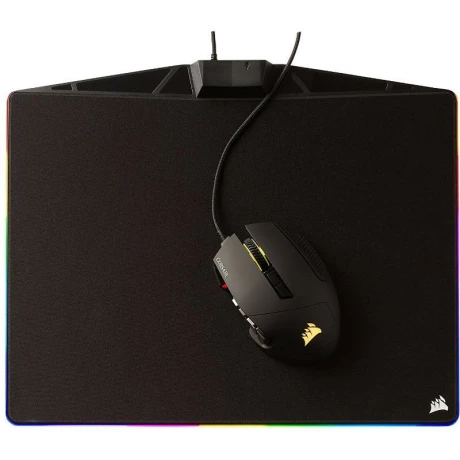 Mouse PAD CORSAIR, &quot;MM800 RGB Polaris&quot;, gaming, plastic, 350 x 260 x 5 mm, negru , iluminat RGB, &quot;CH-9440021-EU&quot;
