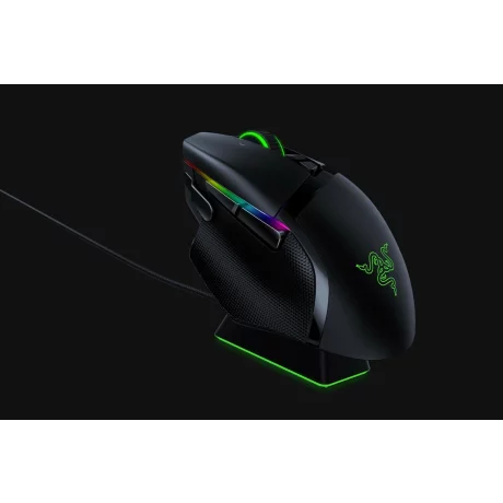 MOUSE RAZER - gaming, &quot;Basilisk Ultimate&quot; , cu fir, wireless, optic, USB, Wireless, 20000 dpi, 11/1, iluminare, butoane programabile, mod dual de conectare, negru, &quot;RZ01-03170100-R3G1&quot;, (include TV 0.15 lei)