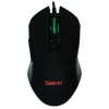 MOUSE  SPACER - gaming, cu fir, optic, USB, 2400 dpi, 6/1, iluminare, negru, SP-GM-01