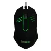 Mouse SPACER, cu fir, optic, USB, 1000 dpi, 3/1, iluminare, negru,SPMO-M20