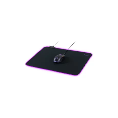 Mouse PAD COOLER MASTER, &quot;MP750&quot;, gaming, cauciuc si material textil, 370 x 270 x 3 mm, negru , iluminat RGB, &quot;MPA-MP750-M&quot;