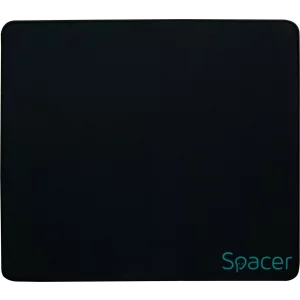 MousePAD SPACER gaming, cauciuc si material textil, 450 x 400 x 3 mm, negru &quot;SP-PAD-GAME-L&quot;/ 46500607