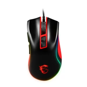 MOUSE MSI - gaming, &quot;M92 BOX&quot; , cu fir, optic, USB, 4000 dpi, 9/1, iluminare, negru / rosu, &quot;S12-0401560-SH5&quot;, (include TV 0.15 lei)