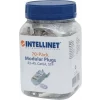 MUFA RJ-45 INTELLINET pt. cablu FTP, Cat6, RJ-45 (T), ecranat, plastic cu metal, 70 buc, &quot;790505&quot;