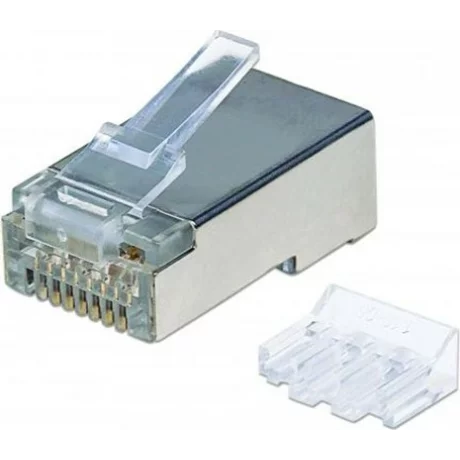 MUFA RJ-45 INTELLINET pt. cablu FTP, Cat6, RJ-45 (T), ecranat, plastic cu metal, 70 buc, &quot;790505&quot;