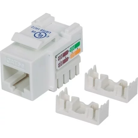 MUFA RJ-45 INTELLINET pt. cablu UTP, Cat5e, RJ-45 (M) tip Keystone Jack, plastic, 1 buc, &quot;210355&quot;