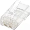 MUFA RJ-45 INTELLINET pt. cablu UTP, Cat5e, RJ-45 (T), plastic, 100 buc, &quot;790055&quot;