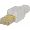 MUFA RJ-45 INTELLINET pt. cablu UTP, Cat6, RJ-45 (T) fara sertizare, plastic, 1 buc, &quot;790482&quot;