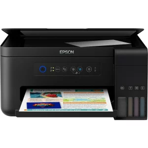 Multifunctional CISS Color Epson L4150, A4, Functii: Impr.|Scan.|Cop., Viteza de Printare Monocrom: 33 ppm, Viteza de printare color: 15 ppm, Conectivitate:USB|WiFi, Duplex:nu, ADF:Nu(incl.TV 21RON) &quot;C11CG25401&quot;