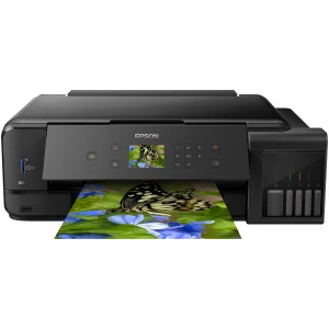 Multifunctional CISS Color Epson L7180, A4, Functii: Impr.|Scan.|Cop., Viteza de Printare Monocrom: 13 ppm, Viteza de printare color: 10 ppm, Conectivitate:USB|Retea|WiFi, Duplex:Da, ADF:Nu(incl.TV 21RON) &quot;C11CG16402&quot;