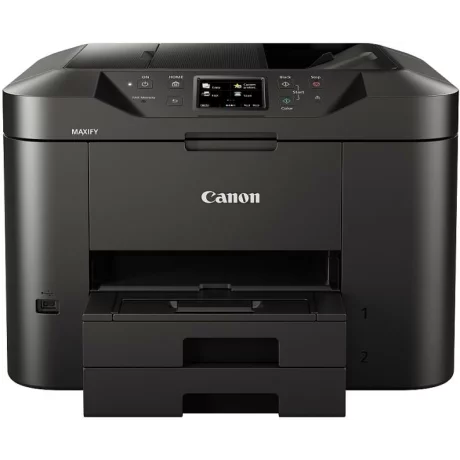 Multifunctional Inkjet Color Canon Maxify MB2750, A4, Functii: Impr.|Scan.|Cop.|Fax, Viteza de Printare Monocrom: 24ppm, Viteza de printare color: 15ppm, Conectivitate:USB|Ret|WiFi, Duplex:Da, ADF:ADF(incl.TV 23RON) &quot;CH0958C009AA&quot;