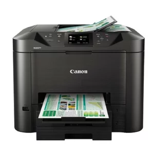 Multifunctional Inkjet Color Canon MAXIFY MB5450, A4, Functii: Impr.|Scan.|Cop.|Fax, Viteza de Printare Monocrom: 24ppm, Viteza de printare color: 15.5ppm, Conectivitate:USB|Ret, Duplex:Da, ADF:ADF(incl.TV 23RON) &quot;CH0971C009AA&quot;