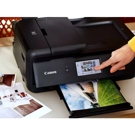 Multifunctional Inkjet Color Canon Pixma TS9550 , A4, Functii: Impr.|Scan.|Cop., Viteza de Printare Monocrom: 15ppm, Viteza de printare color: 10ppm, Conectivitate:USB|Ret|WiFi, Duplex:Da, ADF:ADF(incl.TV 8RON) &quot;2988C006AA&quot;