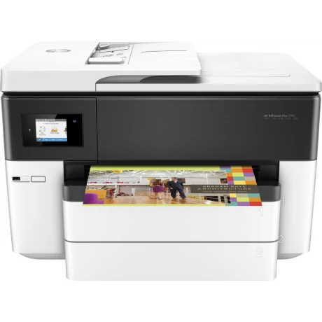 Multifunctional Inkjet Color HP OfficeJet 7740 AIO, A3+, Functii: Impr.|Scan.|Cop.|Fax, Viteza de Printare Monocrom: 22ppm, Viteza de printare color: 18ppm, Conectivitate:USB|Ret|WiFi, Duplex:Da, ADF:ADF(incl.TV 34.8RON) &quot;G5J38A&quot;